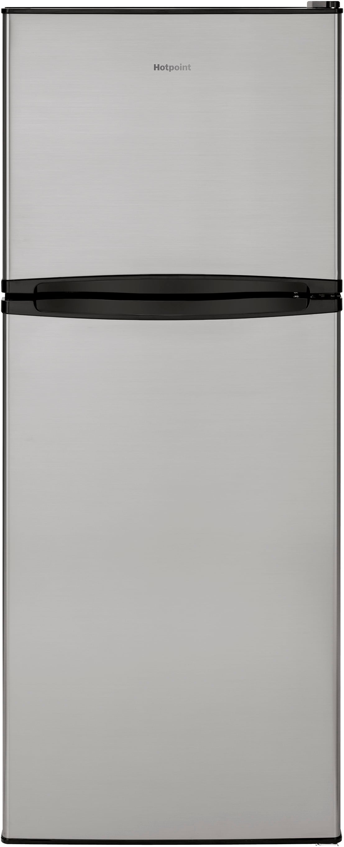 Hotpoint 9.7-cu ft Counter-Depth Top-Freezer Refrigerator ( Stainless steel )