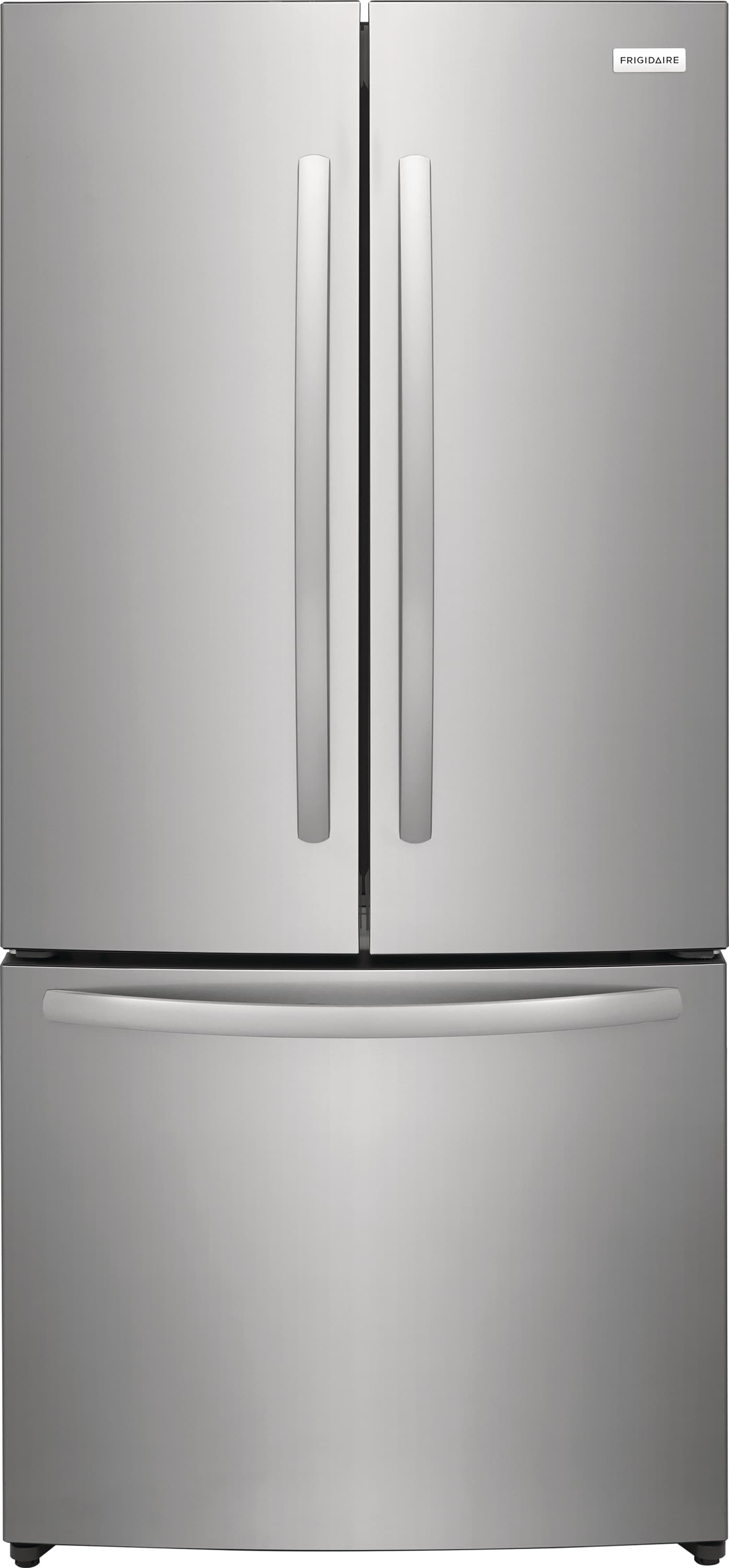 Frigidaire Counter-Depth 17.6-cu ft 3 -Door French Door Refrigerator with Ice Maker ( Fingerprint-Resistant Stainless Look ) ENERGY STAR Certified