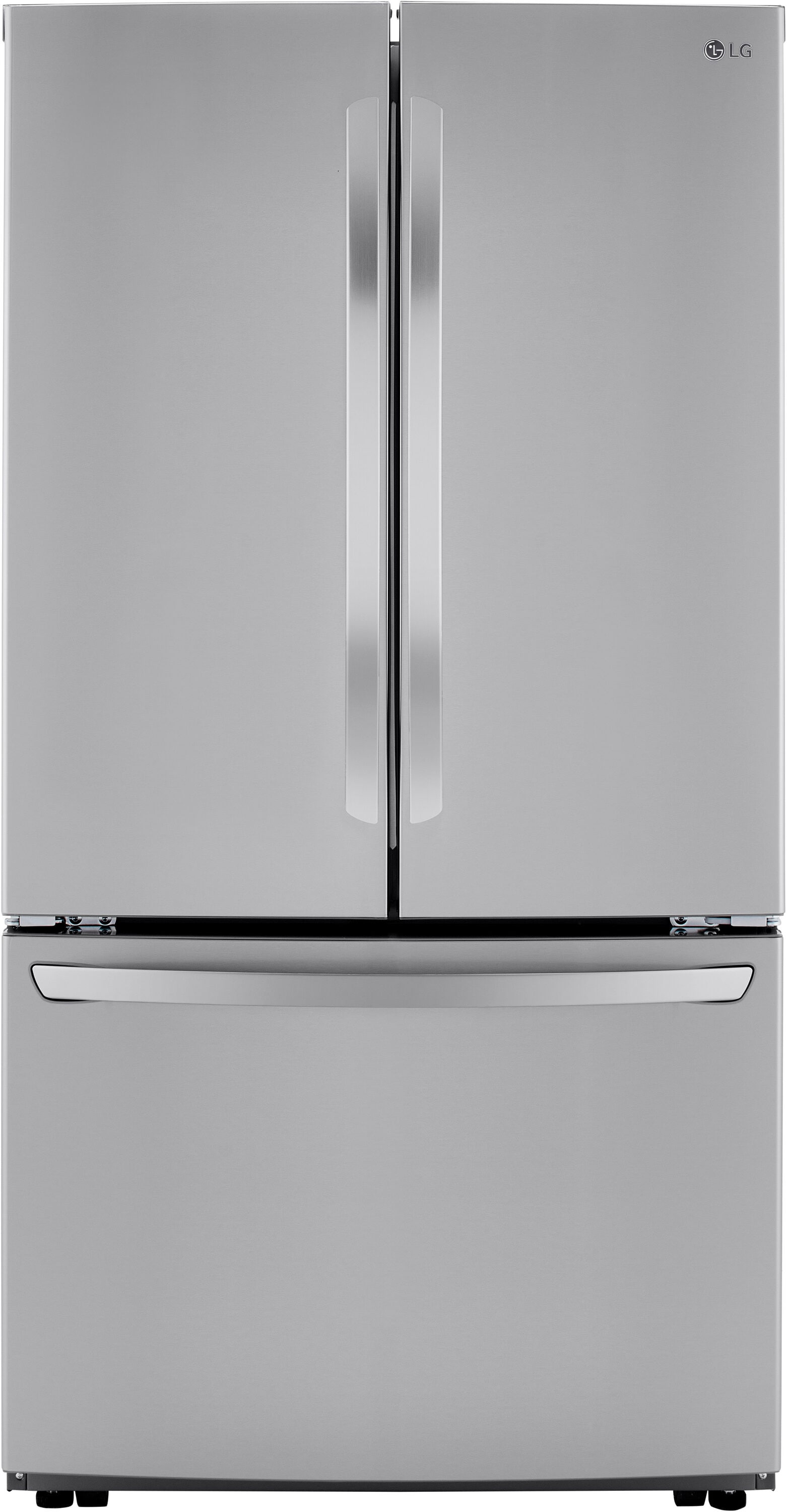 LG Standard-Depth Cooling Door+ 28.7-cu ft 3 -Door French Door Refrigerator with Ice Maker ( Stainless Steel ) ENERGY STAR Certified