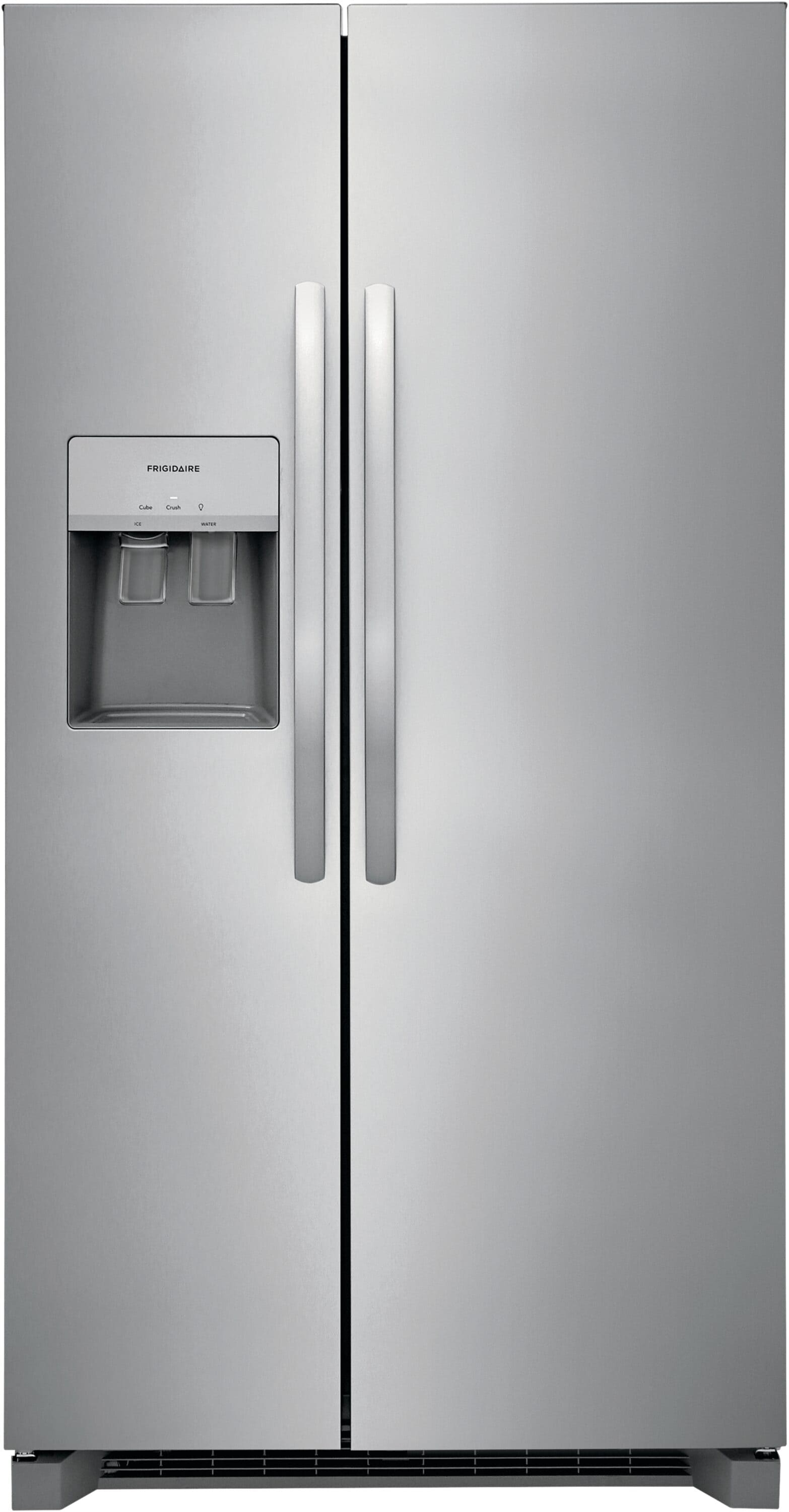 Frigidaire 25.6-cu ft Side-by-Side Refrigerator with Ice Maker ,Water and Ice Dispenser ( Fingerprint Resistant Stainless Steel ) ENERGY STAR Certified