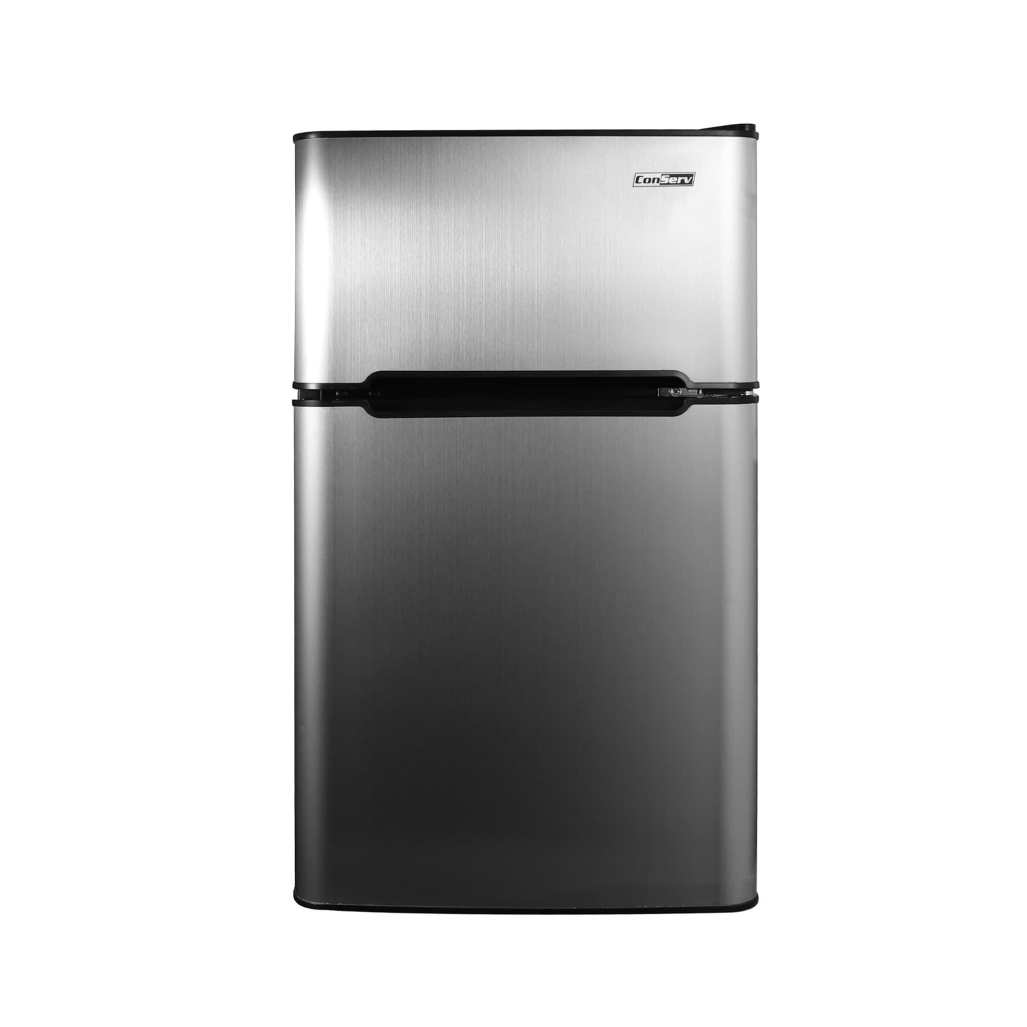 Equator Advanced Appliances 3.2-cu ft Mini Fridge with Freezer ( Stainless ) ENERGY STAR