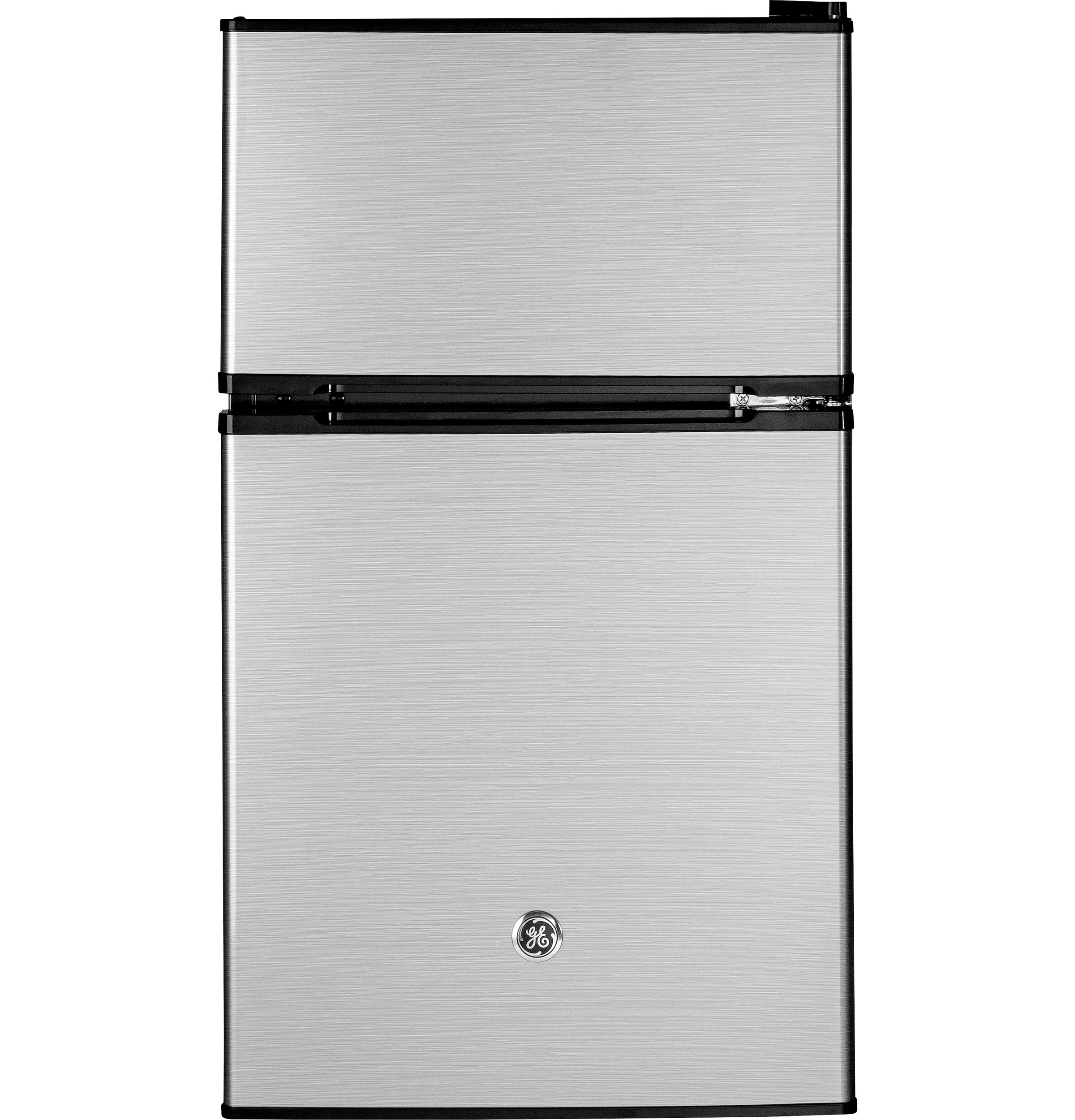 GE 3.1-cu ft Mini Fridge with Freezer ( CleanSteel ) ENERGY STAR