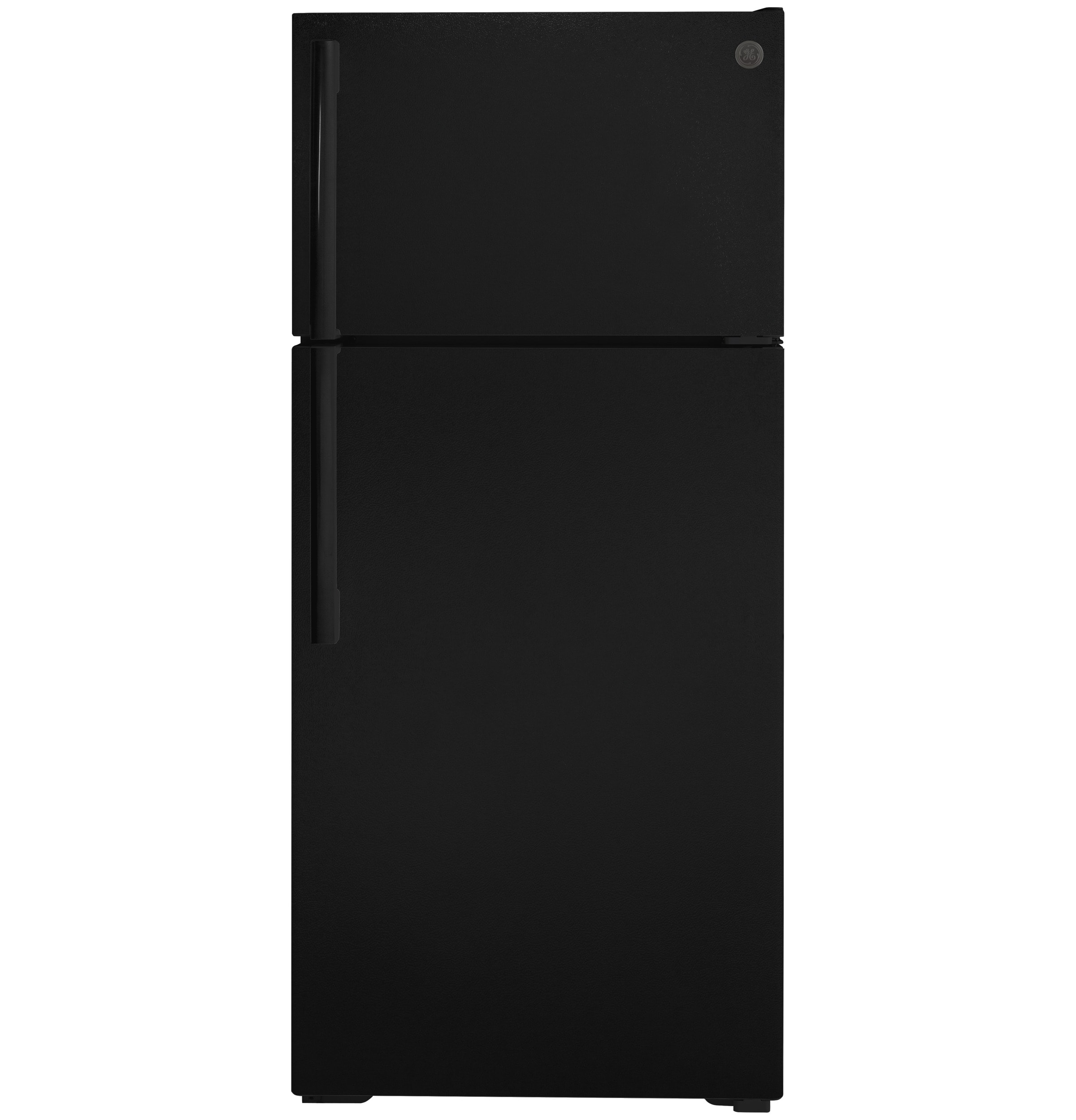 GE 16.6-cu ft Top-Freezer Refrigerator ( Black ) ENERGY STAR Certified